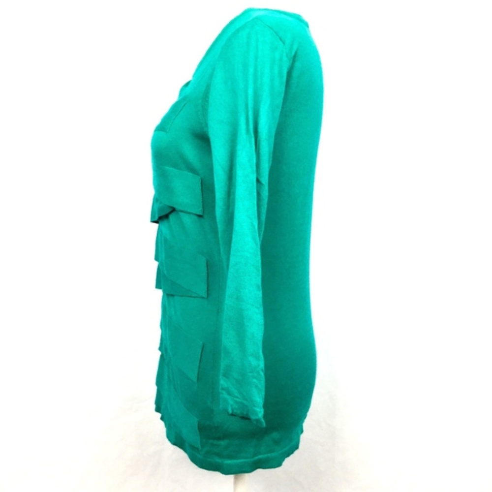 Vince Camuto Ladies Green Layered Top Shirt Size S - Picture 3 of 6